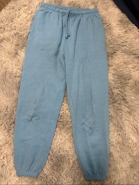 Ardene Light Blue Fleece Joggers